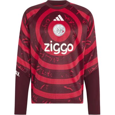 Adidas Sweatshirt Prematch Ajax Amsterdam 2026/27 Rouge 2XL Homme Adidas Sweatshirt Prematch Ajax Amsterdam 2026/27 Rouge 2XL Homme