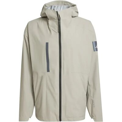 Regenjacke mit Kapuze adidas Myshelter R.R L Beige M Homme Regenjacke mit Kapuze adidas Myshelter R.R L Beige M Homme