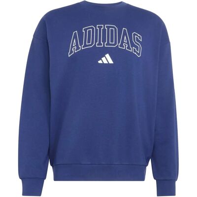 Sweatshirt aus French Terry adidas Seasonal Essentials Collegiate Bleu XS Homme Sweatshirt aus French Terry adidas Seasonal Essentials Collegiate Bleu XS Homme