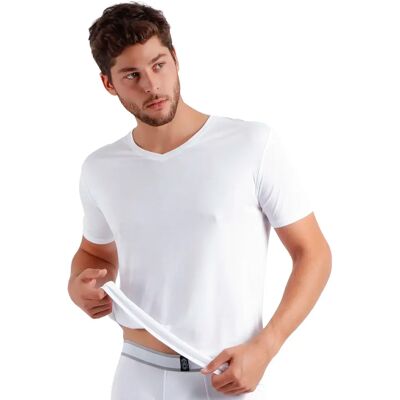 Weiches und warmes T-Shirt für Admas Blanc S Homme Weiches und warmes T-Shirt für Admas Blanc S Homme
