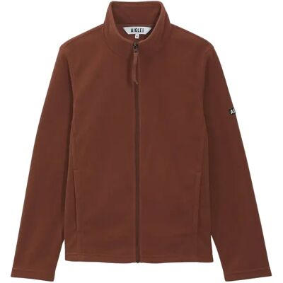 Mikrofaser-Fleece mit Reißverschluss Aigle Marron 3XL Homme Mikrofaser-Fleece mit Reißverschluss Aigle Marron 3XL Homme