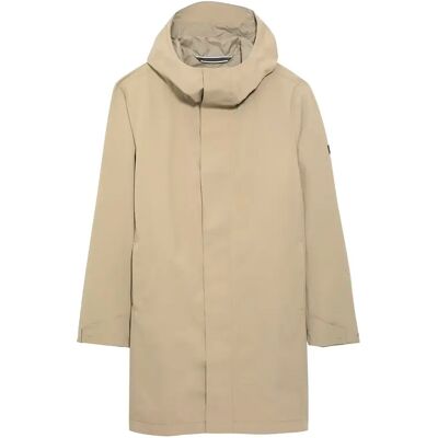 Lange Regenjacke mit Kapuze Aigle MTD Beige S Homme Lange Regenjacke mit Kapuze Aigle MTD Beige S Homme