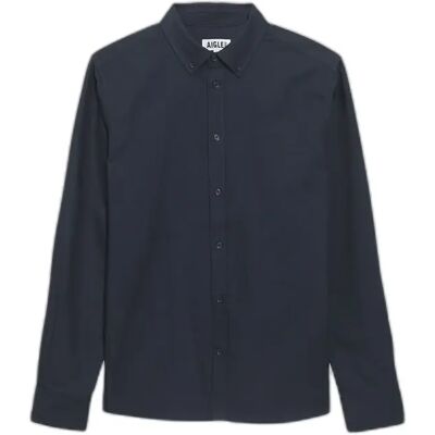 Langarmshirt Aigle Oxford DFT® et UV-C® Bleu L Homme Langarmshirt Aigle Oxford DFT® et UV-C® Bleu L Homme