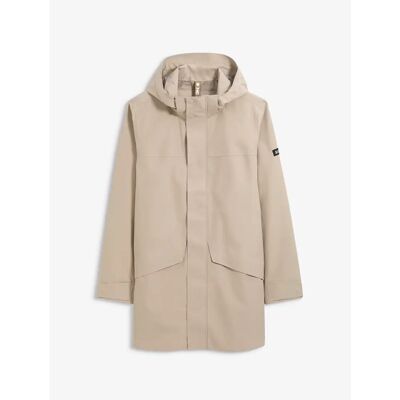 Lange 2-lagige Parka mit Kapuze Aigle Gore-Tex Beige XL Homme Lange 2-lagige Parka mit Kapuze Aigle Gore-Tex Beige XL Homme