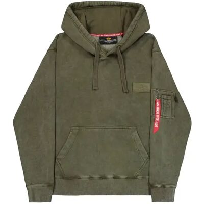 Kapuzensweatshirt mit Druck auf dem Rücken Alpha Industries Vintage Vert 3XL Homme Kapuzensweatshirt mit Druck auf dem Rücken Alpha Industries Vintage Vert 3XL Homme