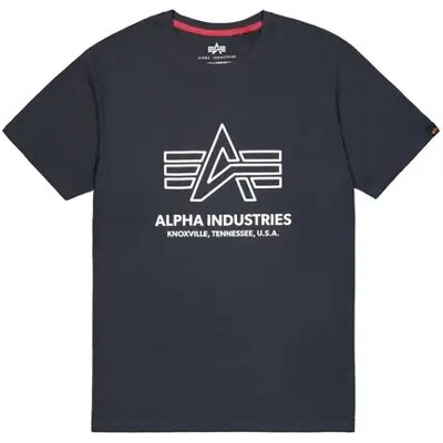 T-Shirt mit Drucklogo Alpha Industries Bleu XL Homme T-Shirt mit Drucklogo Alpha Industries Bleu XL Homme