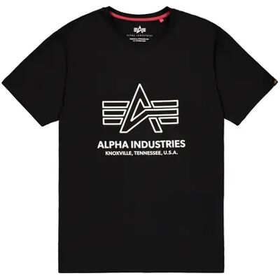 T-Shirt mit Drucklogo Alpha Industries Noir 3XL Homme T-Shirt mit Drucklogo Alpha Industries Noir 3XL Homme