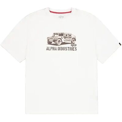 T-Shirt Alpha Industries Humvee Blanc L Homme T-Shirt Alpha Industries Humvee Blanc L Homme