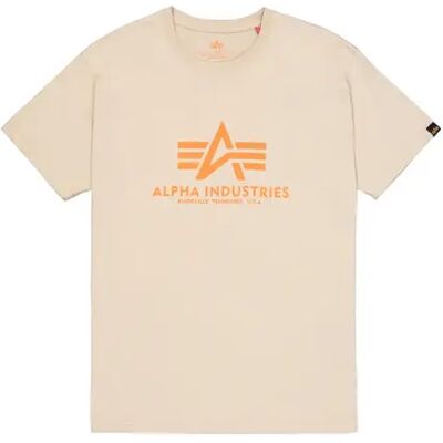 T-Shirt Alpha Industries Basic Beige M Homme T-Shirt Alpha Industries Basic Beige M Homme