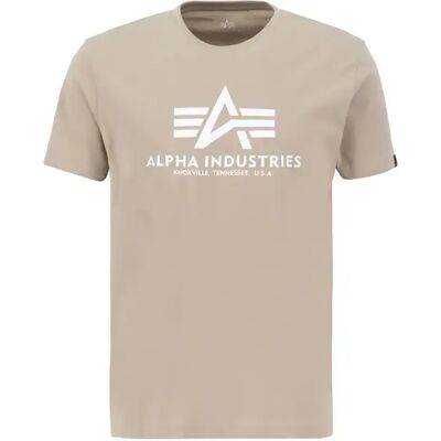 T-Shirt Alpha Industries Basic Beige 3XL Homme T-Shirt Alpha Industries Basic Beige 3XL Homme