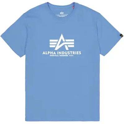 T-Shirt Alpha Industries Basic Bleu L Homme T-Shirt Alpha Industries Basic Bleu L Homme