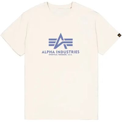 T-Shirt Alpha Industries Basic Blanc L Homme T-Shirt Alpha Industries Basic Blanc L Homme