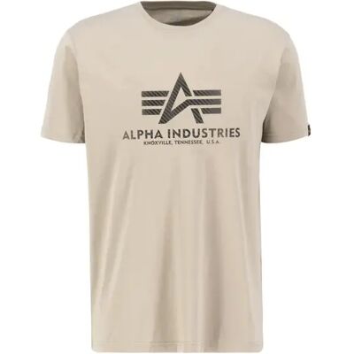 T-Shirt Alpha Industries Basic Carbon Beige XS Homme T-Shirt Alpha Industries Basic Carbon Beige XS Homme