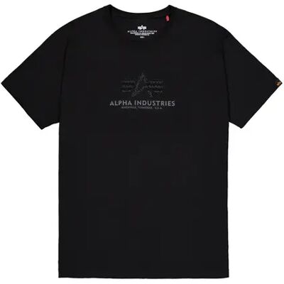 T-Shirt Alpha Industries Basic Rubber Noir M Homme T-Shirt Alpha Industries Basic Rubber Noir M Homme