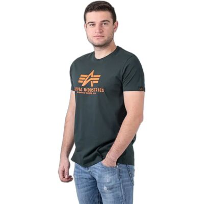 Kurzarm-T-Shirt Alpha Industries Basic 2 Pack Gris XL Homme Kurzarm-T-Shirt Alpha Industries Basic 2 Pack Gris XL Homme
