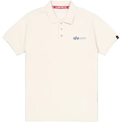 Polo-Shirt Alpha Industries Basic Small Logo Blanc 2XL Homme Polo-Shirt Alpha Industries Basic Small Logo Blanc 2XL Homme