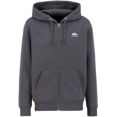 Kapuzenjacke Alpha Industries Basic Gris XL Homme Kapuzenjacke Alpha Industries Basic Gris XL Homme