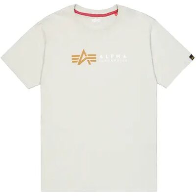 T-Shirt Alpha Industries Label Gris L Homme T-Shirt Alpha Industries Label Gris L Homme
