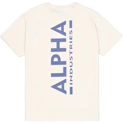 T-Shirt Alpha Industries Backprint Blanc 3XL Homme T-Shirt Alpha Industries Backprint Blanc 3XL Homme