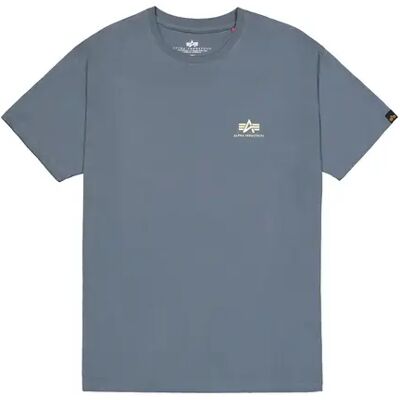 T-Shirt Alpha Industries Backprint Bleu M Homme T-Shirt Alpha Industries Backprint Bleu M Homme