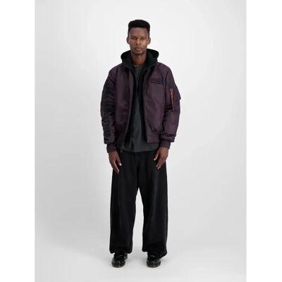 Jacke Alpha Industries MA-1 D-Tec SE Violet S Homme Jacke Alpha Industries MA-1 D-Tec SE Violet S Homme