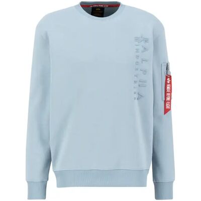 Pullover Alpha Industries EMB Gris S Homme Pullover Alpha Industries EMB Gris S Homme
