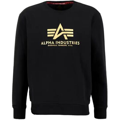 Pullover Alpha Industries Basic Carbon Noir L Homme Pullover Alpha Industries Basic Carbon Noir L Homme