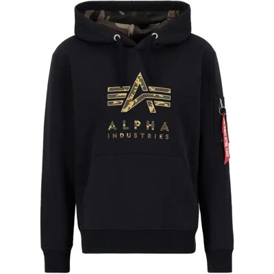 Pullover Alpha Industries Camo TPU Noir L Homme Pullover Alpha Industries Camo TPU Noir L Homme