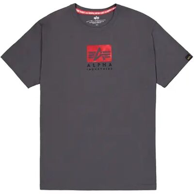 Satint-Shirt Alpha Industries Gris S Homme Satint-Shirt Alpha Industries Gris S Homme