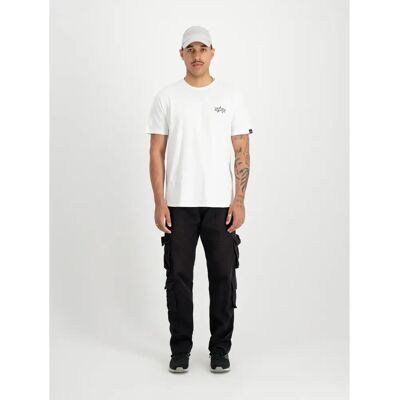 T-Shirt Alpha Industries Signature BP Blanc M Homme T-Shirt Alpha Industries Signature BP Blanc M Homme