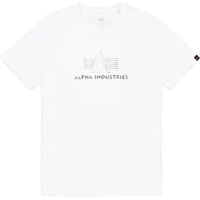 T-Shirt Alpha Industries Basic TPU Blanc 3XL Homme T-Shirt Alpha Industries Basic TPU Blanc 3XL Homme