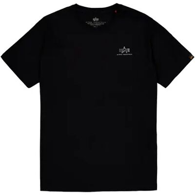 T-Shirt mit kleinem Logo Alpha Industries Basic TPU Noir XL Homme T-Shirt mit kleinem Logo Alpha Industries Basic TPU Noir XL Homme