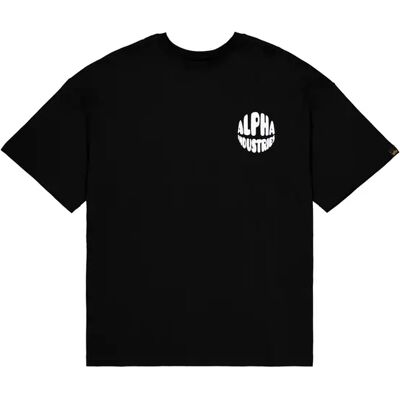 T-Shirt Alpha Industries Back Print Noir S Femme T-Shirt Alpha Industries Back Print Noir S Femme