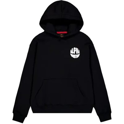 Kapuzensweatshirt mit Logo-Aufdruck auf der Rückseite Alpha Industries Noir 2XL Homme Kapuzensweatshirt mit Logo-Aufdruck auf der Rückseite Alpha Industries Noir 2XL Homme