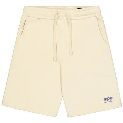 Shorts Alpha Industries Basic Small Logo II Blanc L Homme Shorts Alpha Industries Basic Small Logo II Blanc L Homme
