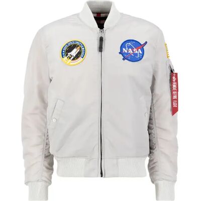 Jacke Alpha Industries MA-1 VF NASA Bleu M Homme Jacke Alpha Industries MA-1 VF NASA Bleu M Homme