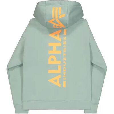 Kapuzensweatshirt mit Print auf der Rückseite Alpha Industries Vert M Homme Kapuzensweatshirt mit Print auf der Rückseite Alpha Industries Vert M Homme