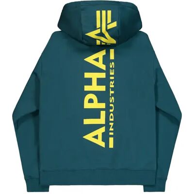 Kapuzensweatshirt mit Print auf der Rückseite Alpha Industries Vert L Homme Kapuzensweatshirt mit Print auf der Rückseite Alpha Industries Vert L Homme