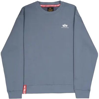 Sweatshirt mit kleinem Logo Alpha Industries Basic Bleu S Homme Sweatshirt mit kleinem Logo Alpha Industries Basic Bleu S Homme