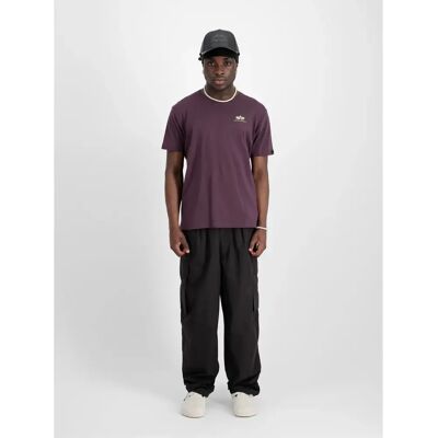 T-Shirt mit kleinem Logo Alpha Industries Basic Violet M Homme T-Shirt mit kleinem Logo Alpha Industries Basic Violet M Homme