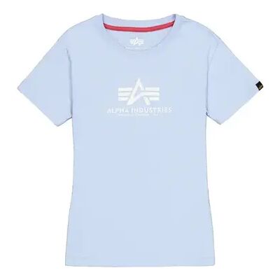T-Shirt Alpha Industries New Basic Big Logo Bleu L Femme T-Shirt Alpha Industries New Basic Big Logo Bleu L Femme