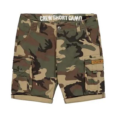 Shorts Alpha Industries Crew Vert 34 Homme Shorts Alpha Industries Crew Vert 34 Homme