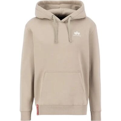 Pullover Alpha Industries Basic Small Logo Beige XL Homme Pullover Alpha Industries Basic Small Logo Beige XL Homme