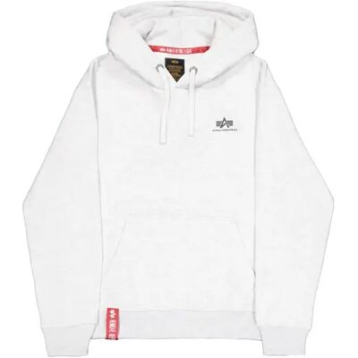 Kapuzensweatshirt mit kleinem Logo Alpha Industries Basic Gris L Homme Kapuzensweatshirt mit kleinem Logo Alpha Industries Basic Gris L Homme
