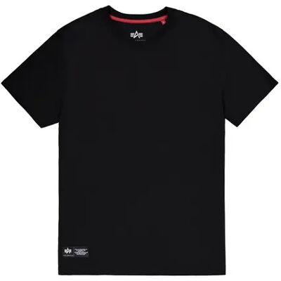 T-Shirt Alpha Industries Labe Back Print Noir S Homme T-Shirt Alpha Industries Labe Back Print Noir S Homme