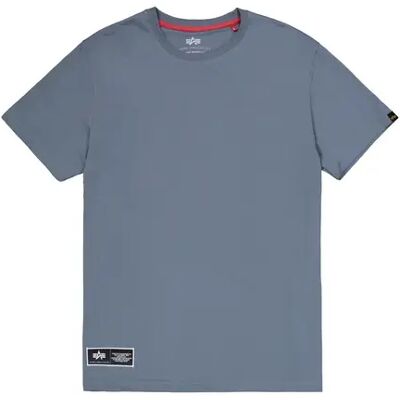 T-Shirt Alpha Industries Labe Back Print Bleu L Homme T-Shirt Alpha Industries Labe Back Print Bleu L Homme