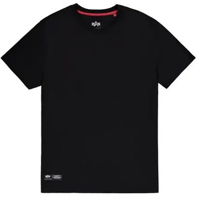 T-Shirt Alpha Industries Labe Back Print Noir 2XL Homme T-Shirt Alpha Industries Labe Back Print Noir 2XL Homme