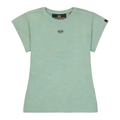 T-Shirt Alpha Industries World Vert L Femme T-Shirt Alpha Industries World Vert L Femme