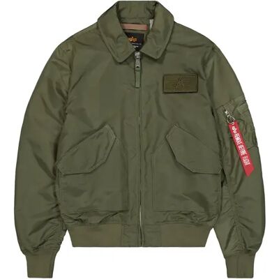 Fliegerjacke Alpha Industries CWU 36/P TT Vert S Homme Fliegerjacke Alpha Industries CWU 36/P TT Vert S Homme