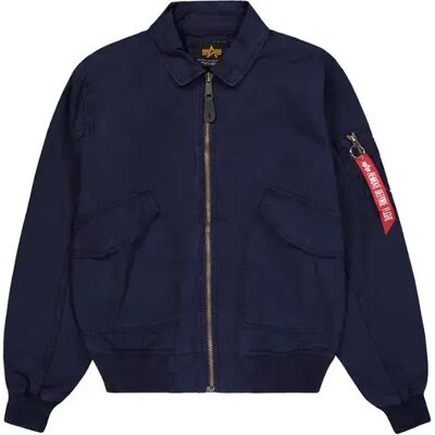 Fliegerjacke aus Stoff Alpha Industries CWU 36/P Bleu L Homme Fliegerjacke aus Stoff Alpha Industries CWU 36/P Bleu L Homme